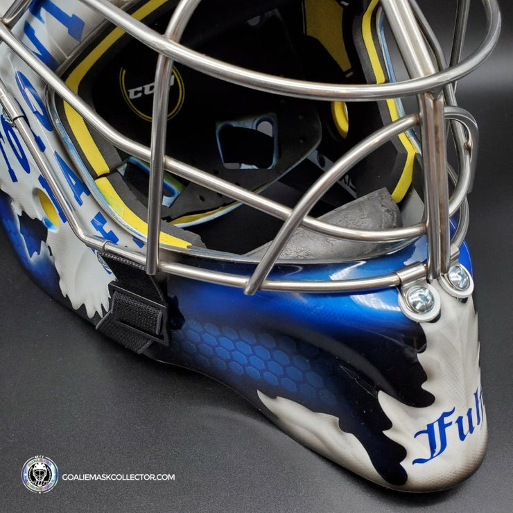 Grant Fuhr Signed Goalie Mask Custom Toronto Original 6 Signature Edition Autographed