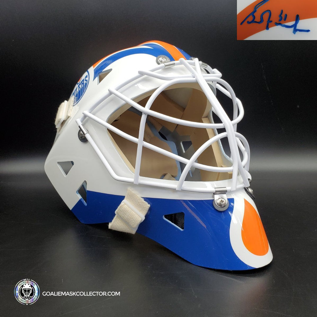 Grant Fuhr Signed Goalie Mask Edmonton Classic V1 1987 Signature Edition Autographed