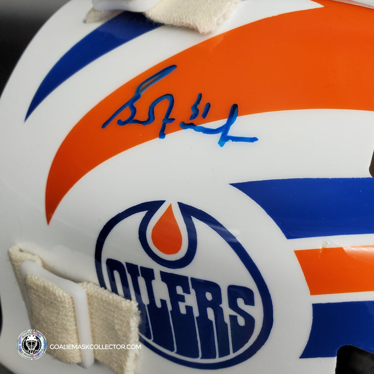 Grant Fuhr Signed Goalie Mask Edmonton Classic V1 1987 Signature Edition Autographed