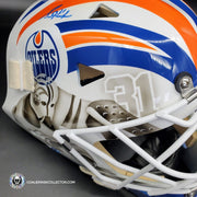 Grant Fuhr Signed Goalie Mask Edmonton Legacy Autographed Signature Edition