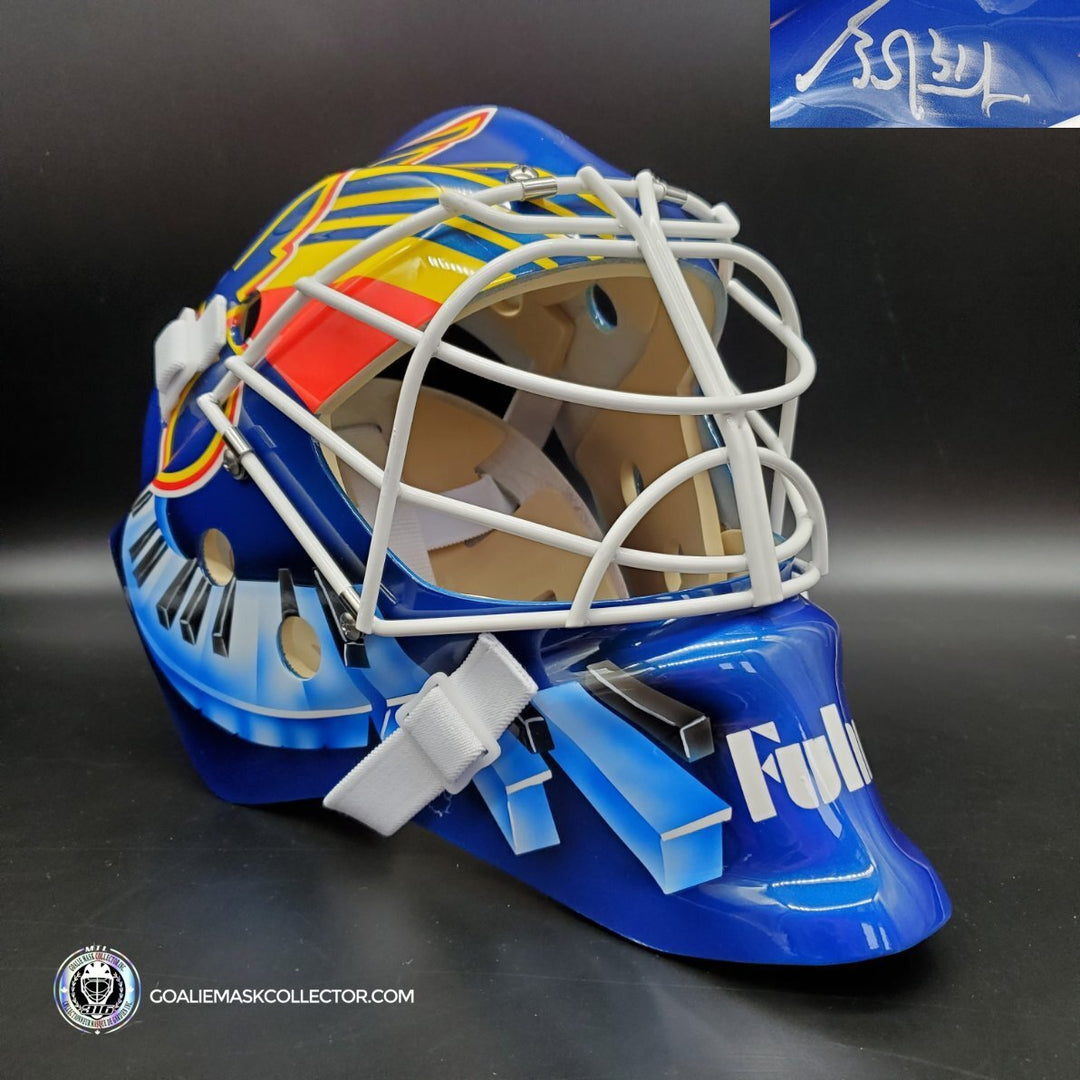 Grant Fuhr Signed Goalie Mask St. Louis Classic V1 Signature Edition Autographed Tribute