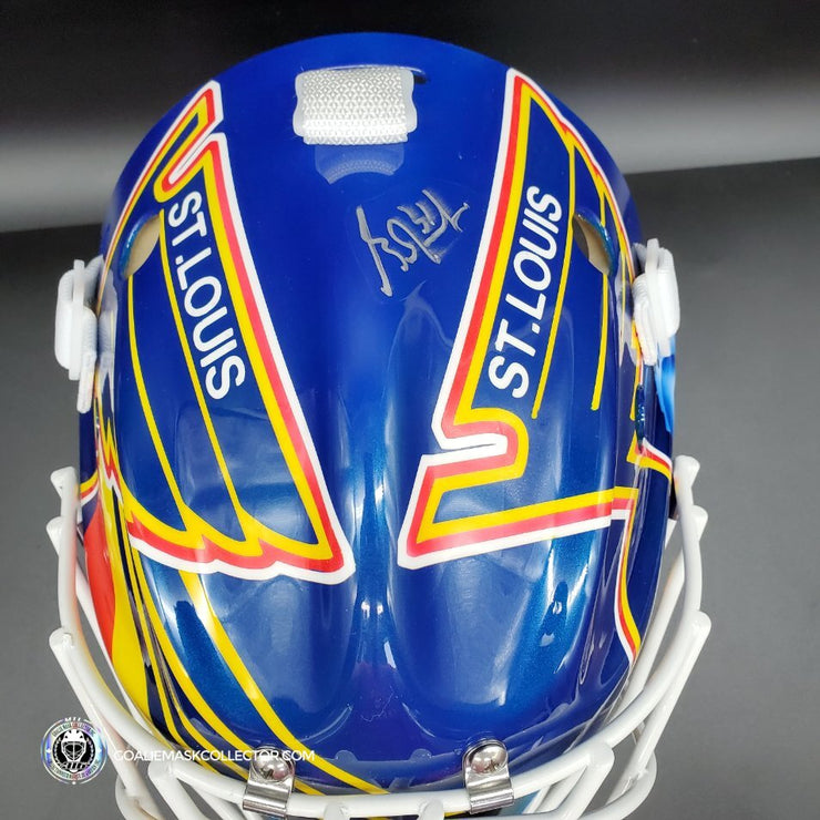Grant Fuhr Signed Goalie Mask St. Louis Classic V1 Signature Edition Autographed