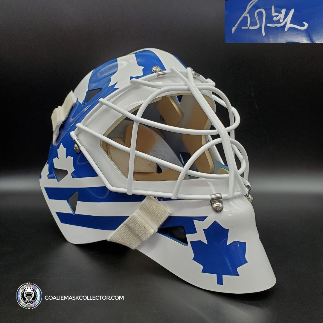 Grant Fuhr Signed Goalie Mask Toronto V2 Signature Edition Tribute. Goalie Mask Collector.