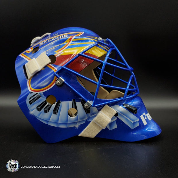 Grant Fuhr Signed Goalie Mask "The Man Glitter Collection" St. Louis Classic V1 Signature Edition Autographed
