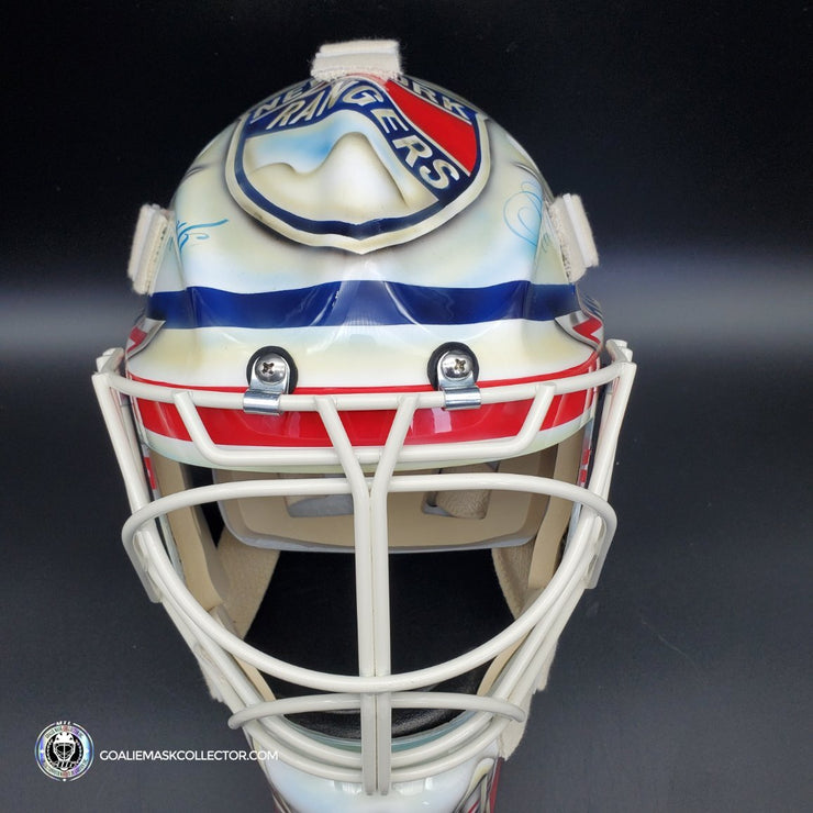 Henrik Lundqvist Goalie Mask Unsigned 2012 Winter Classic New York – Goalie  Mask Collector