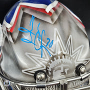 Presale Reservation: Henrik Lundqvist Signed Goalie Mask New York Silver Edition Autographed AS Edition
