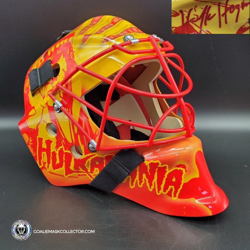 Hulk Hogan Signed Goalie Mask WWF Hulkamania Tribute Signature Edition Autographed - LIMITED EDITION Of 10