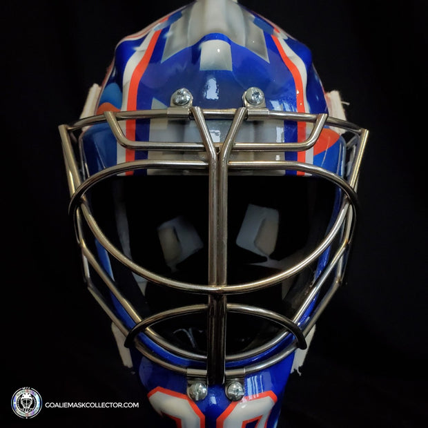 Ilya Sorokin Goalie Mask Unsigned 2021 New York