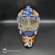Ilya Sorokin Signed Goalie Mask 2023 New York Tribute Inscribed AS Edition