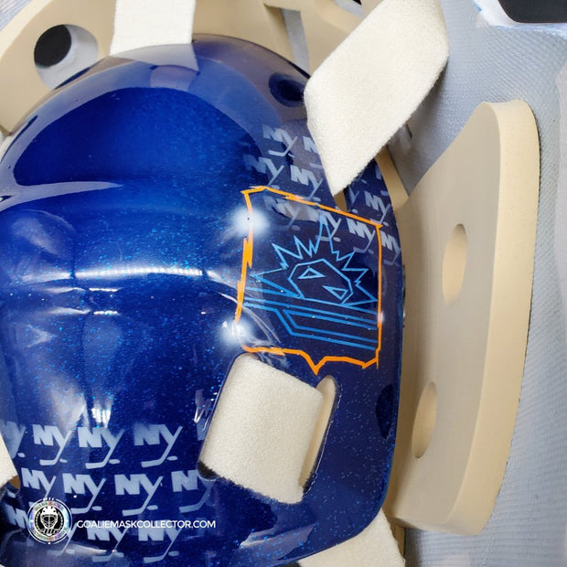 Ilya Sorokin Unsigned Goalie Mask 2023 New York Tribute