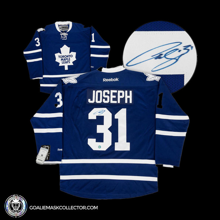 Curtis Joseph Toronto Maple Leafs Autographed Reebok Premier Hockey Jersey