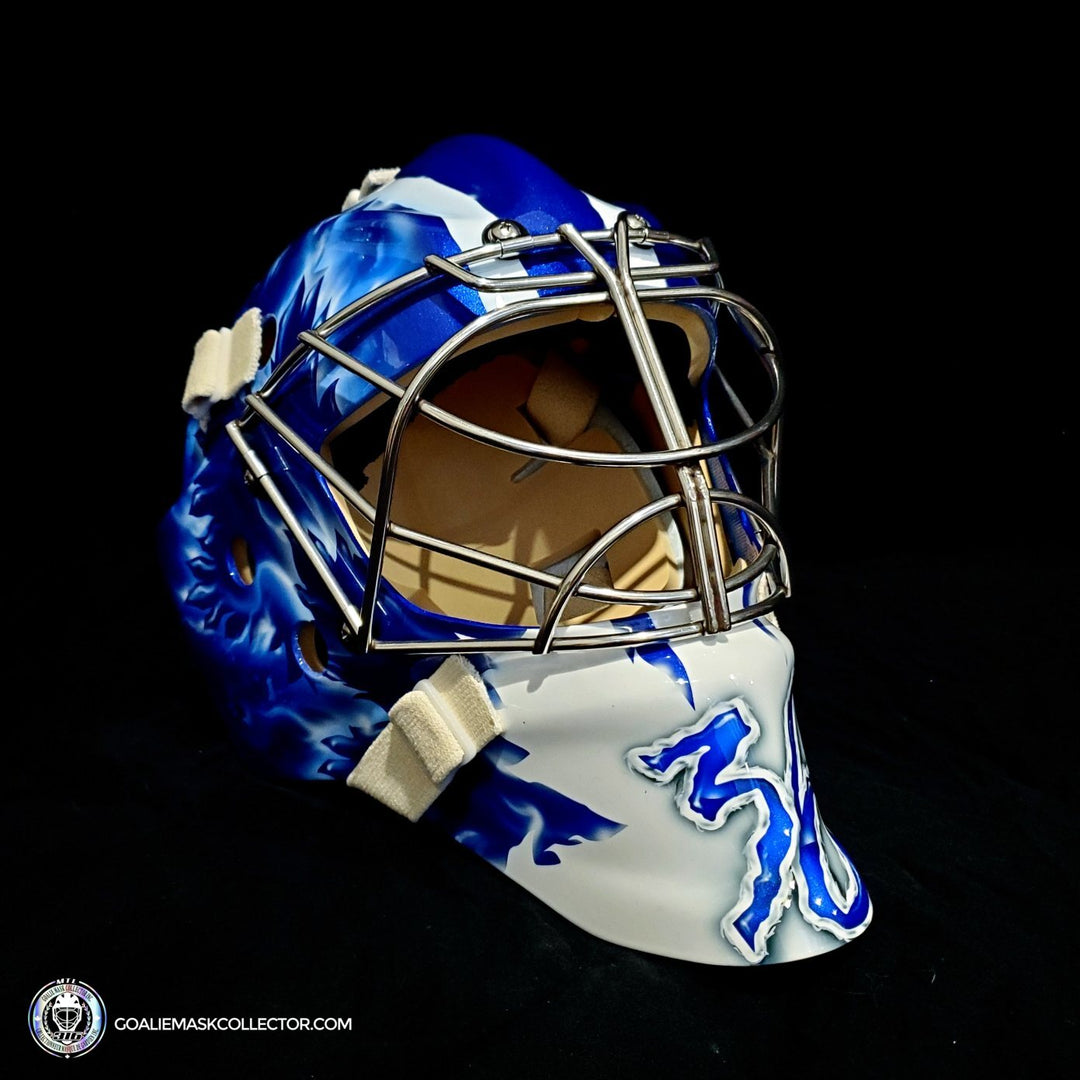 Jack Campbell Unsigned Goalie Mask Toronto 2021