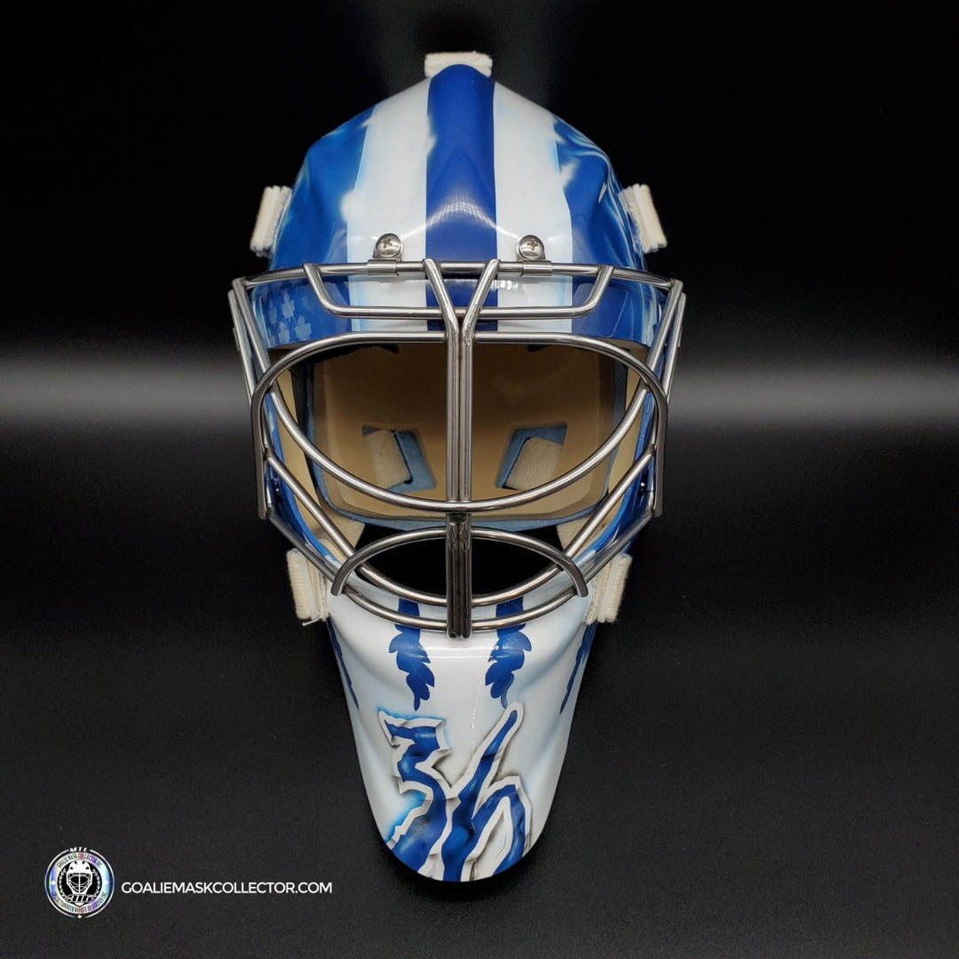 Jack Campbell Goalie Mask Unsigned Toronto Tribute – Goalie Mask