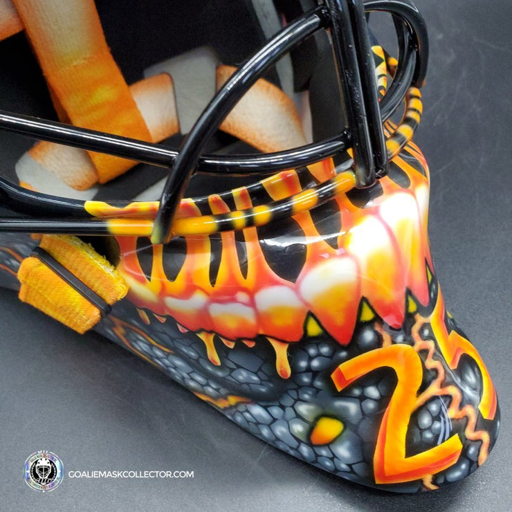 Jacob Markstrom's New 2022/23 Calgary Flames Cowboy Themed Goalie Mask 