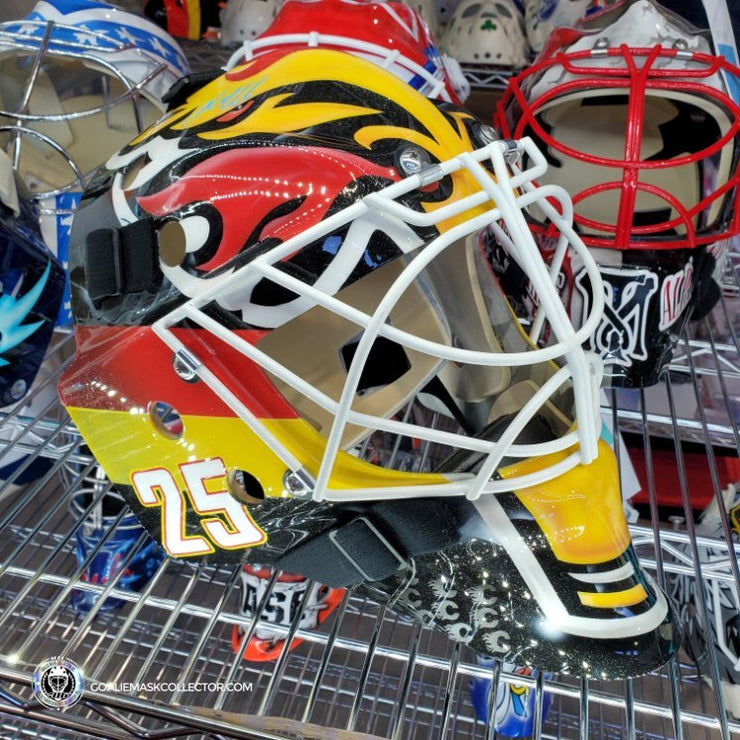Jacob Markstrom Signed Full Size Hockey Helmet Goalie Mask PSA DNA