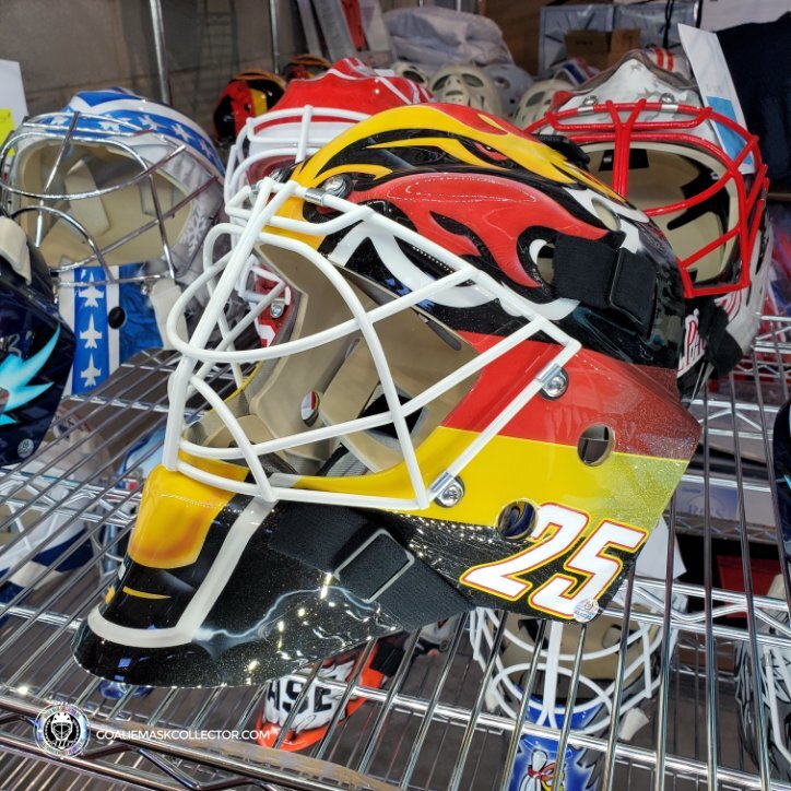 Jacob Markstrom Signed Goalie Mask Calgary V1 Horsehead Signature Edition Autographed - SOLD OUT