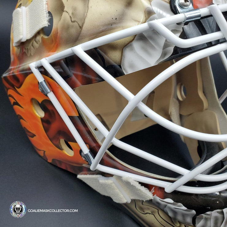  Jacob Markstrom Signed Full-Size Flames Goalie Mask Calgary  Helmet w/JSA COA : Collectibles & Fine Art