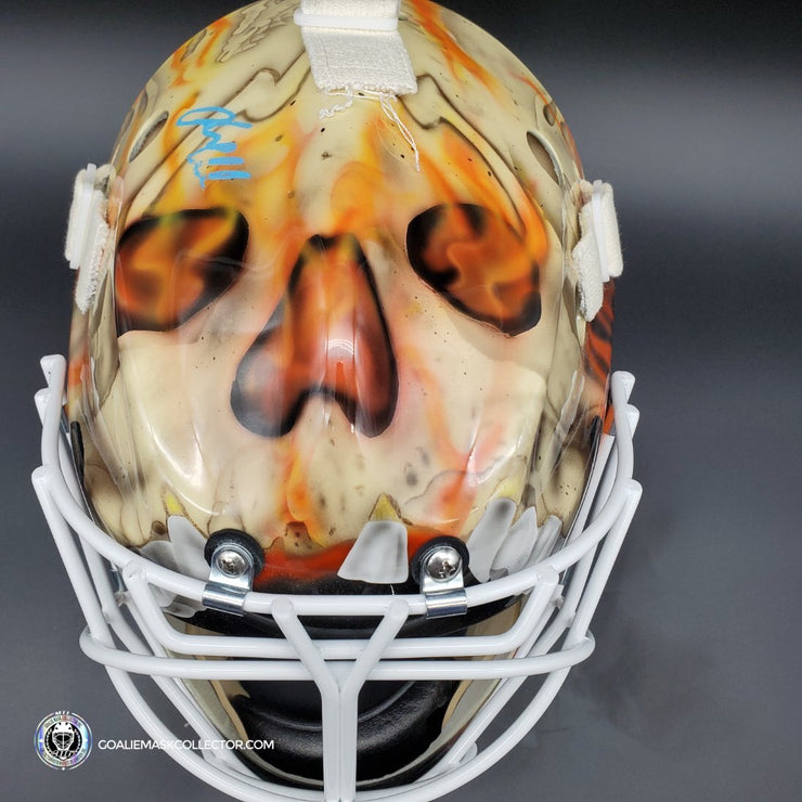 Jacob Markstrom's New 2022/23 Calgary Flames Cowboy Themed Goalie Mask 