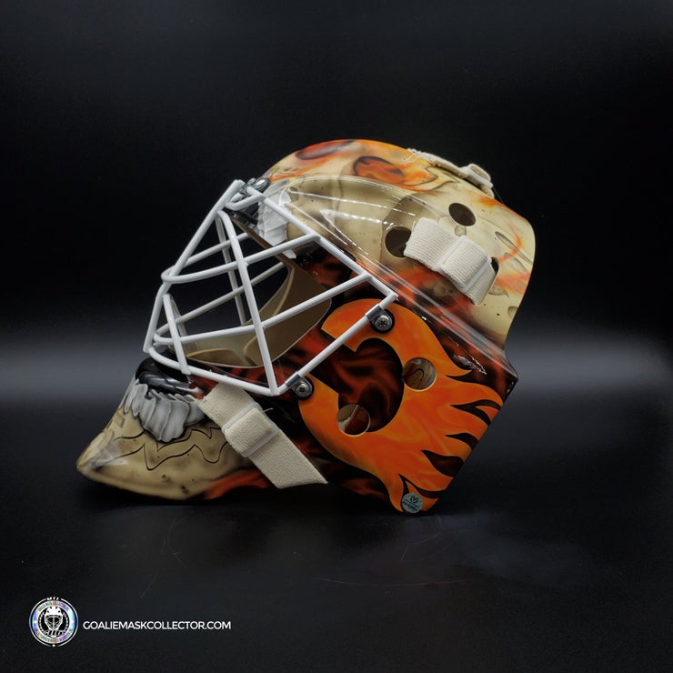  Jacob Markstrom Signed Full-Size Flames Goalie Mask Calgary  Helmet w/JSA COA : Collectibles & Fine Art