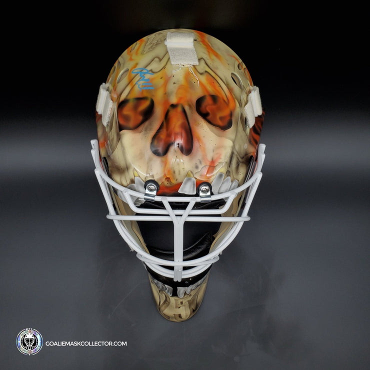 NHL on X: New squad means a brand new mask for Jacob Markstrom  (@j_markstrom). 🔥🔥 (📸: @daveartofficial)  / X