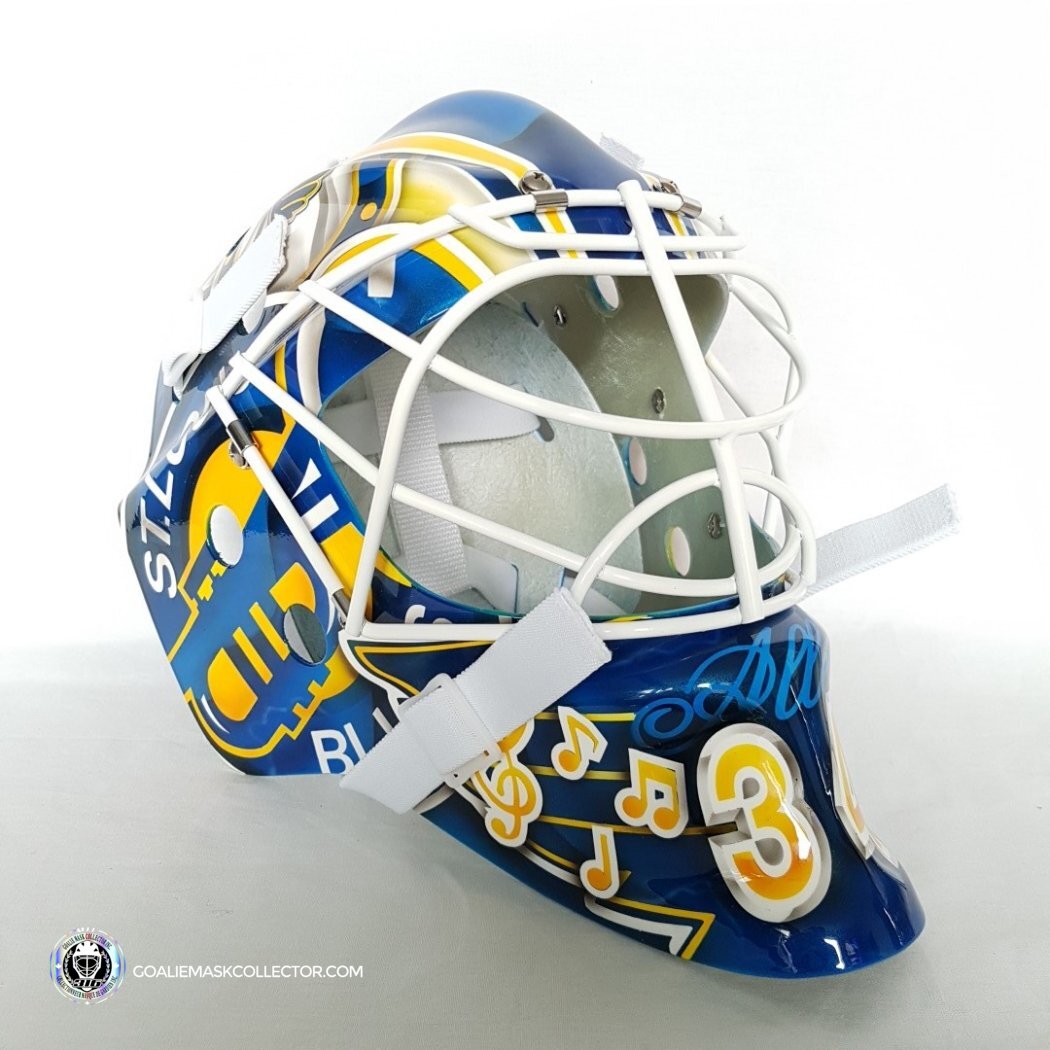 Jake Allen Unsigned Goalie Mask St. Louis Tribute
