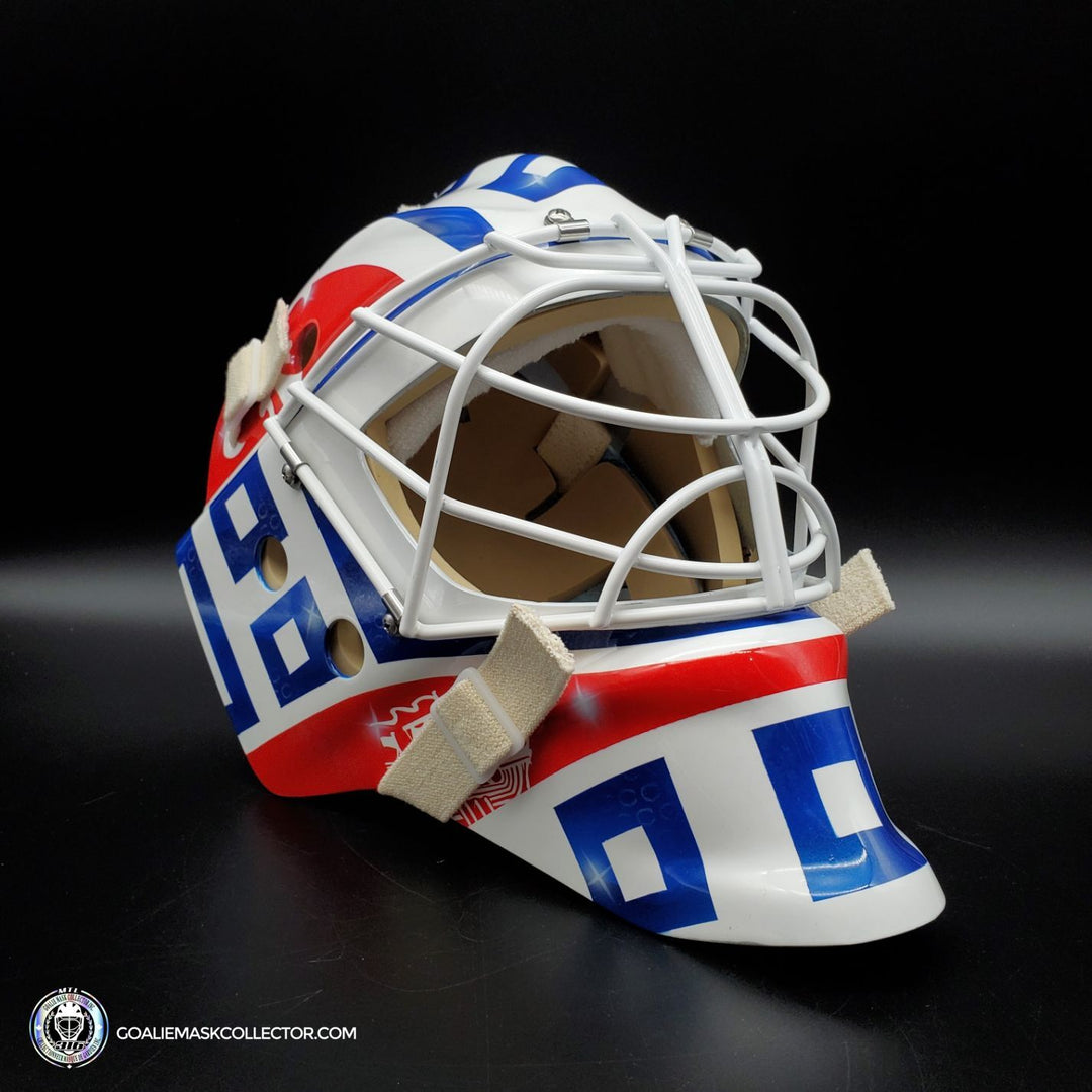 Jake Allen Unsigned Goalie Mask 2021 Montreal. Goalie Mask Collector.