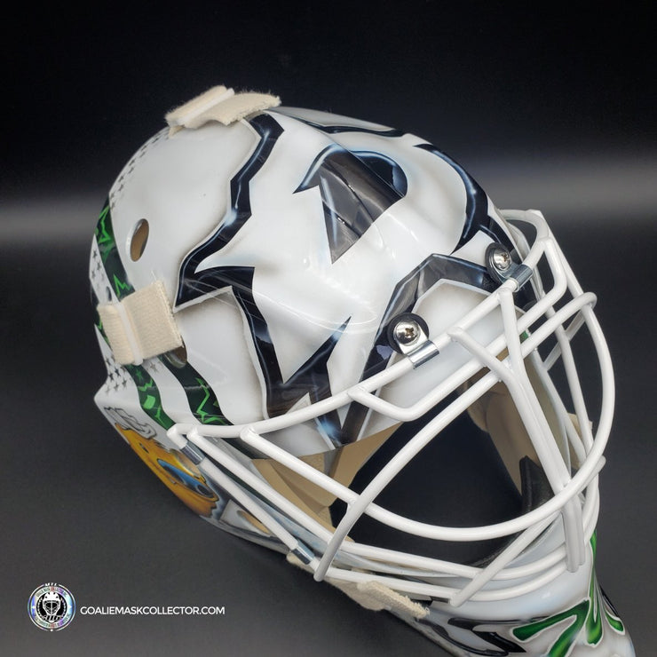 Jake Oettinger Goalie Mask Unsigned 2022 Dallas – Goalie Mask