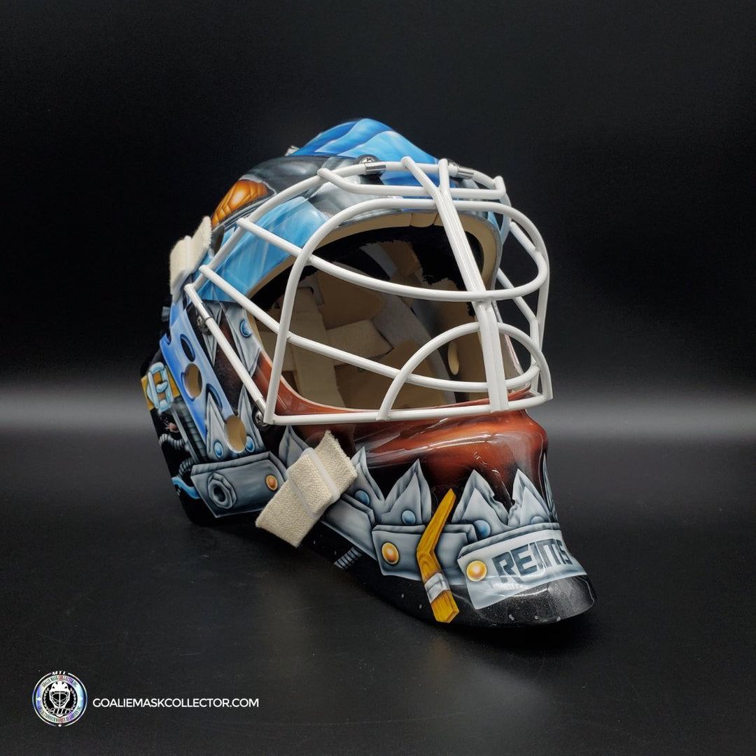 James Reimer Goalie Mask Unsigned 2016 San Jose Transformers Tribute
