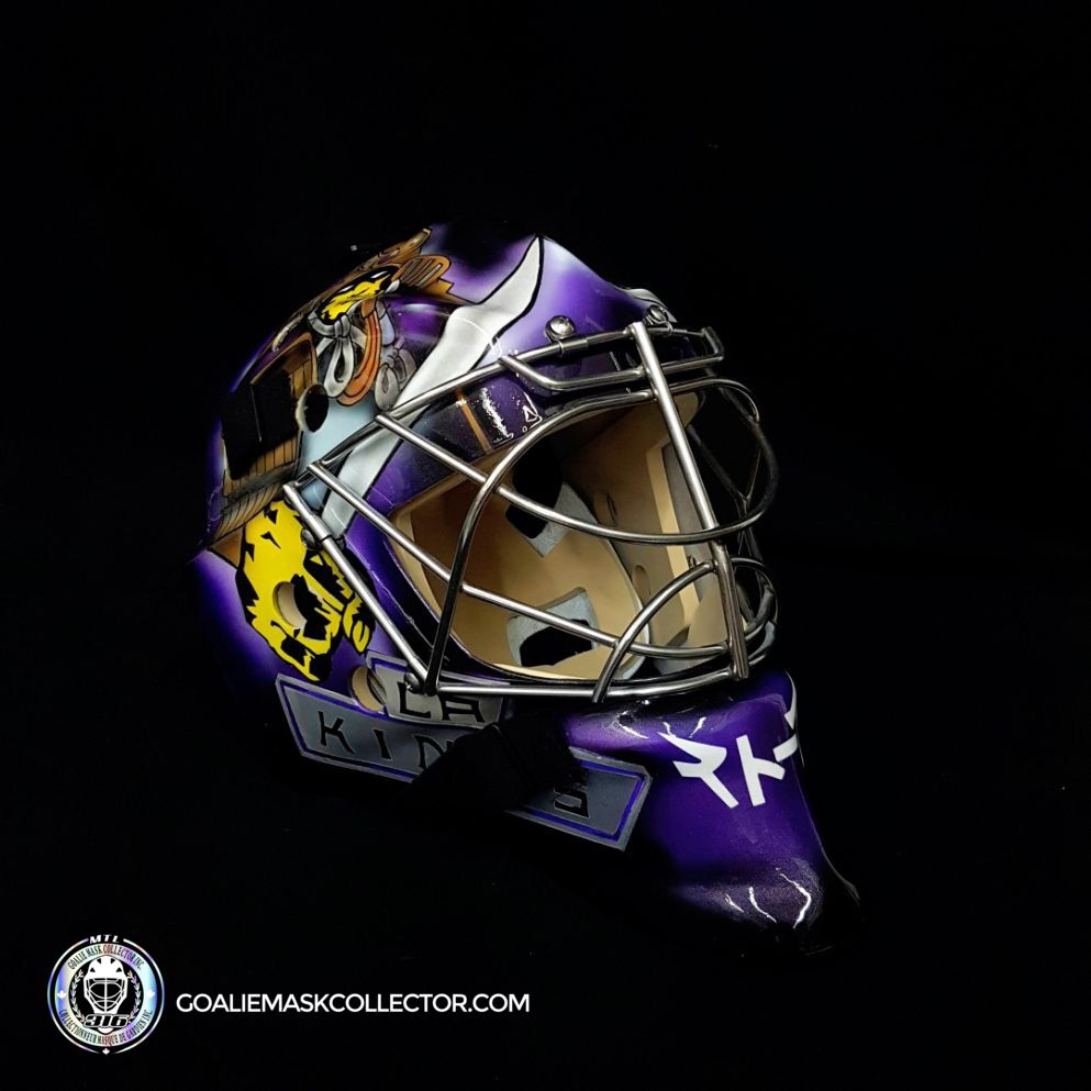 Jamie Storr 2001 Unsigned Goalie Mask Los Angeles Samurai 2001