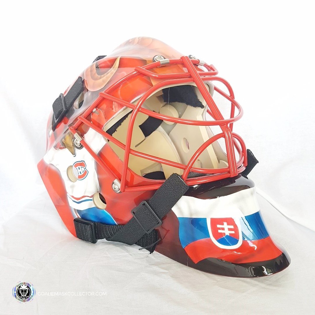 Jaroslav Halak Unsigned Goalie Mask Montreal Tribute