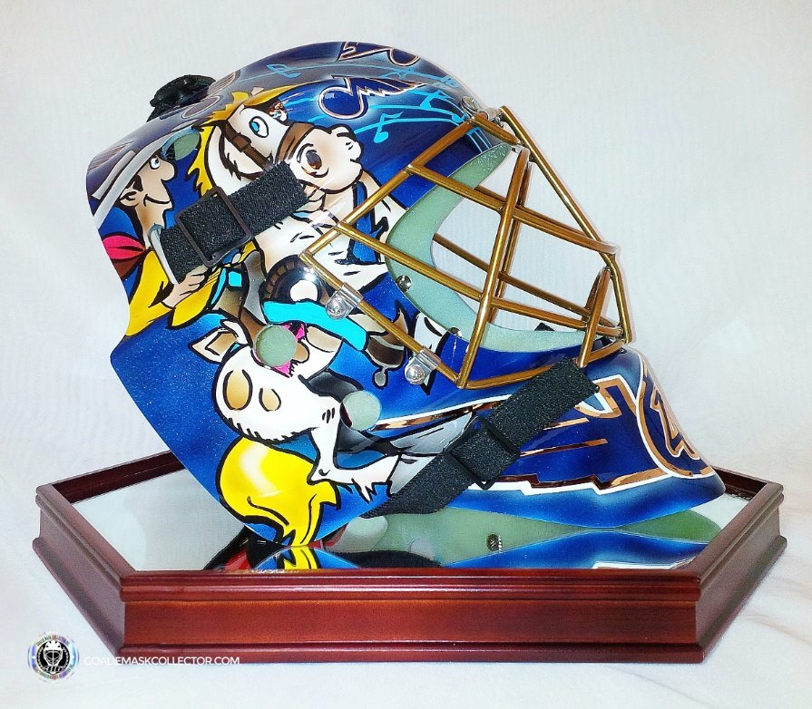 Jaroslav Halak Unsigned Goalie Mask St. Louis Tribute