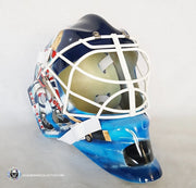 Jeff Hackett Unsigned Goalie Mask Montreal Canadiens Tribute