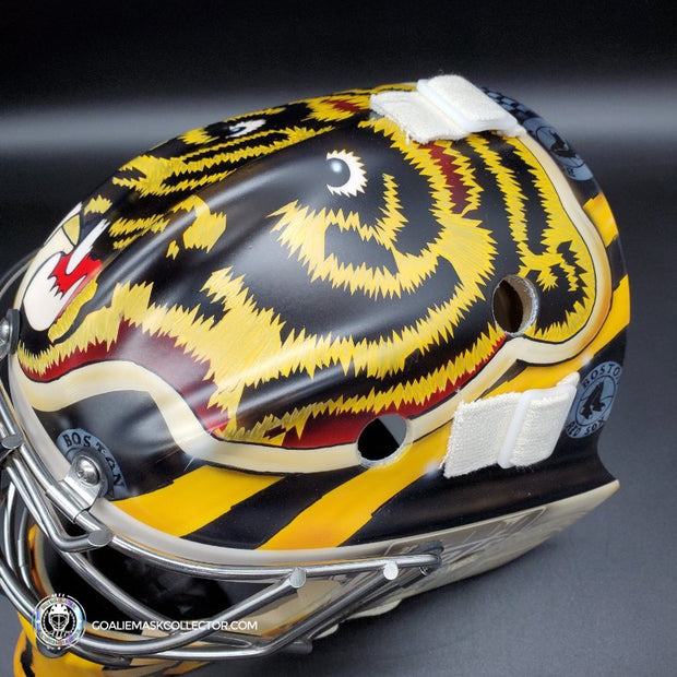 Jeremy Swayman Signed Goalie Mask 2022-2023 Boston Winter Classic Tribute Signature Edition Autographed
