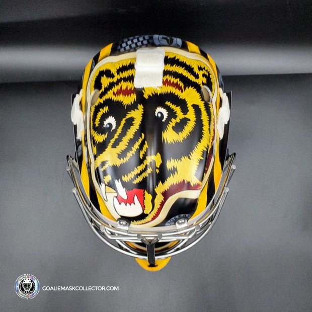 Jeremy Swayman Signed Goalie Mask 2022-2023 Boston Winter Classic Tribute Signature Edition Autographed