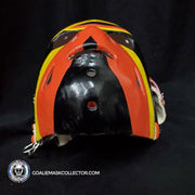 John Garrett Goalie Mask Unsigned Vancouver Vintage