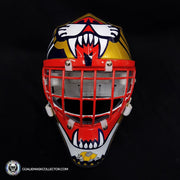 John Vanbiesbrouck Armadilla Goalie Mask Signed Game Ready 1994 Florida Panthers Don Straus Autographed # 60 of 93 - SOLD