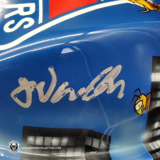 John Vanbiesbrouck Signed Goalie Mask New York Signature Edition Autographed