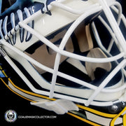 Jon Casey Unsigned Goalie Mask Boston "Blue Bear Edition" Tribute