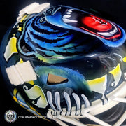 Jon Casey Unsigned Goalie Mask Boston "Blue Bear Edition" Tribute