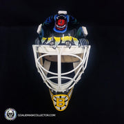 Jon Casey Unsigned Goalie Mask Boston "Blue Bear Edition" Tribute