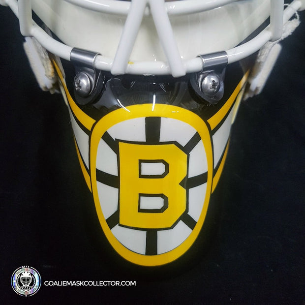 Jon Casey Unsigned Goalie Mask Boston "Blue Bear Edition" Tribute