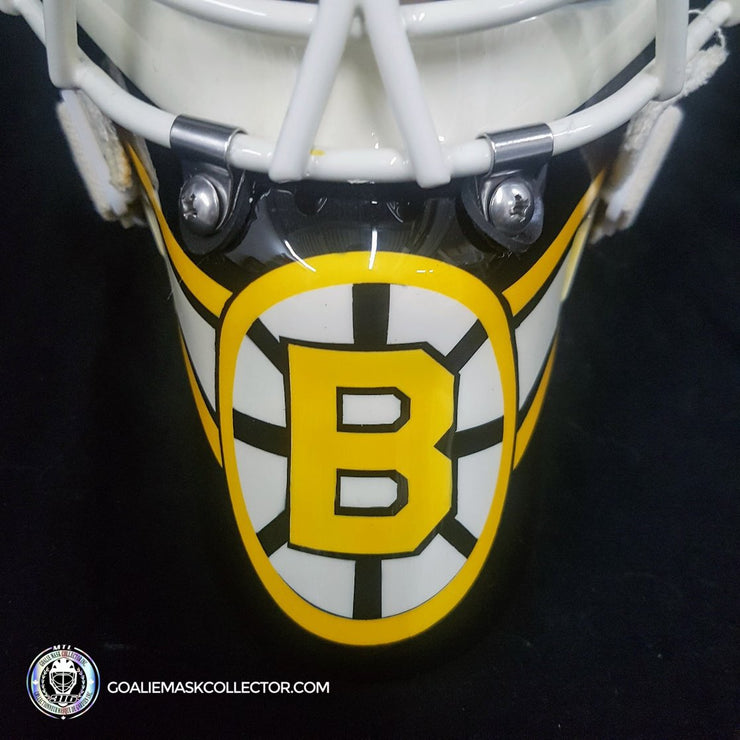 Jon Casey Unsigned Goalie Mask Boston "Blue Bear Edition" Tribute