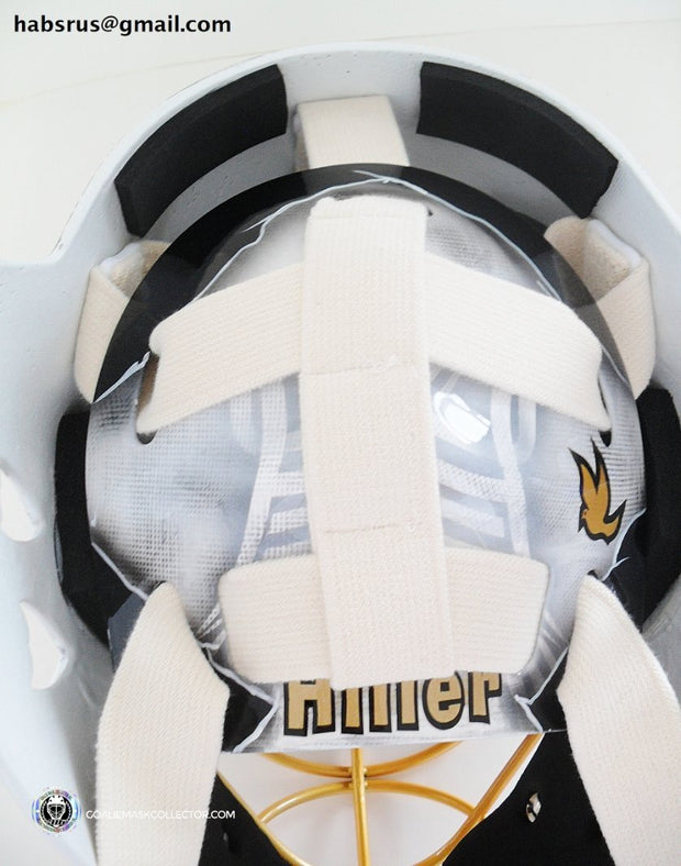 Jonas Hiller Unsigned Goalie Mask Anaheim "Grey" Tribute