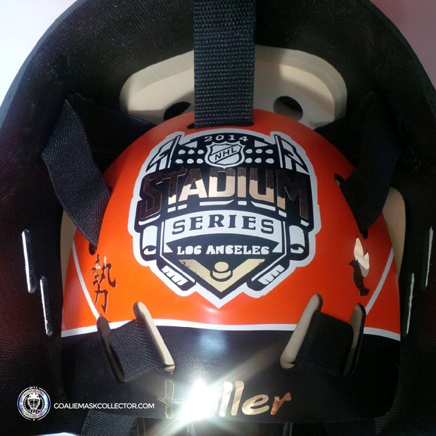 Jonas Hiller Unsigned Goalie Mask Anaheim "Stadium Series" Tribute