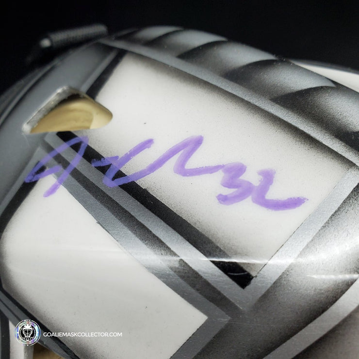Jonathan Quick Signed Goalie Mask Los Angeles 2015 Stadium Series Painted On Sportmask Pro 3i Signature Edition Autographed