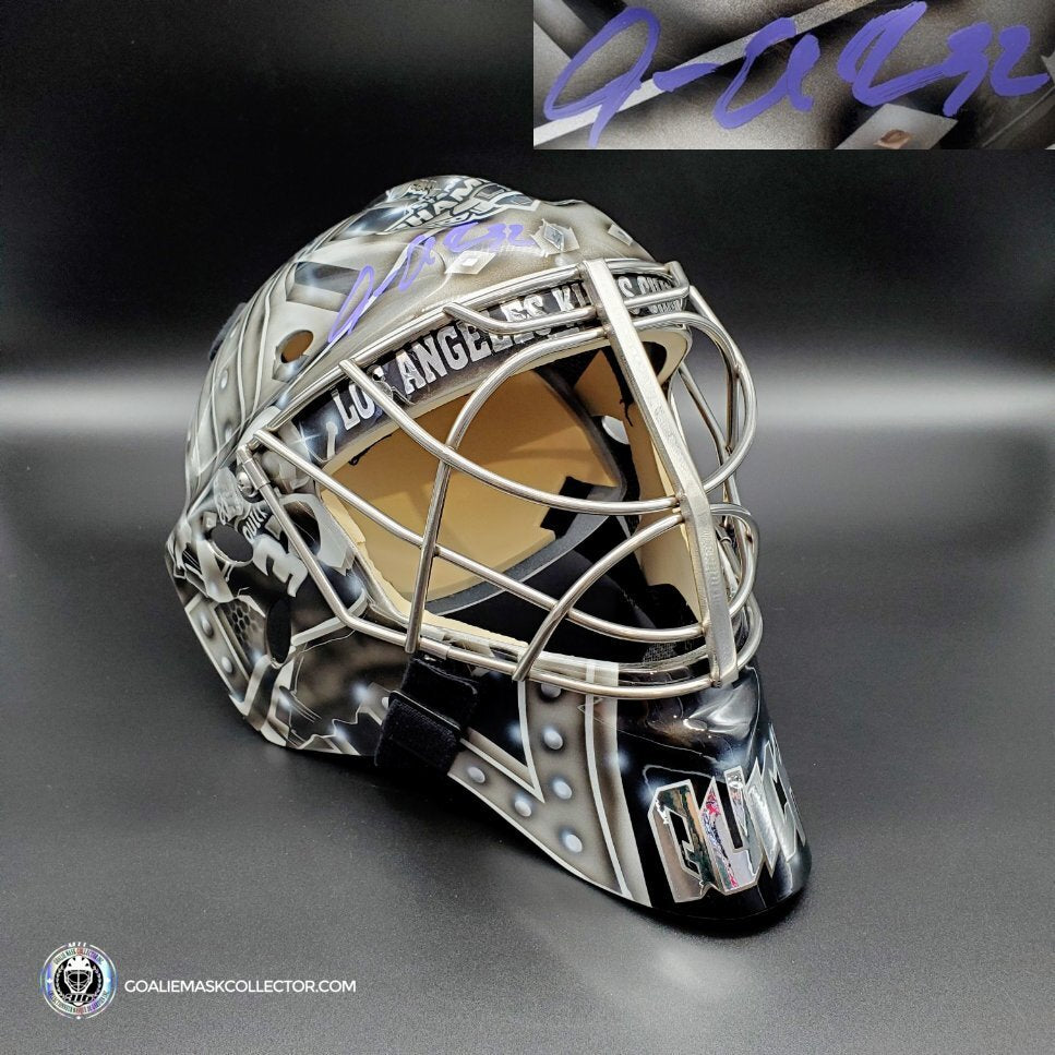 Jonathan Quick Signed Goalie Mask Los Angeles STANELY CUP Legacy Edition Painted on  Sportmask X8 PRO Signature Edition Autographed