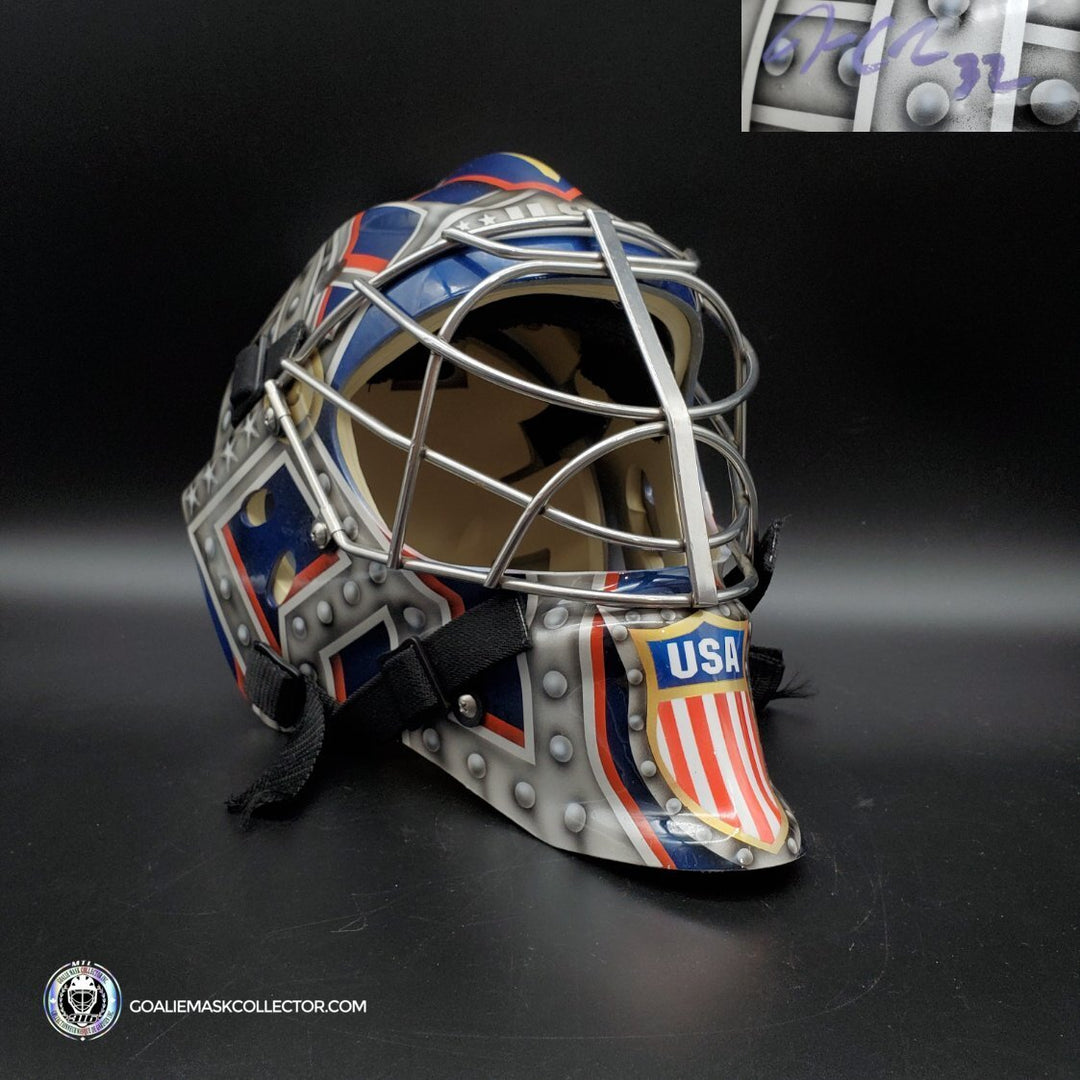 Jonathan Quick Signed Goalie Mask TEAM USA Olympics Signature Edition Painted on Sportmask X8 PRO. Goalie Mask Collector.