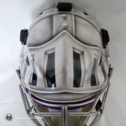 Jonathan Quick Unsigned Goalie Mask L.A. Kings Purple Tribute