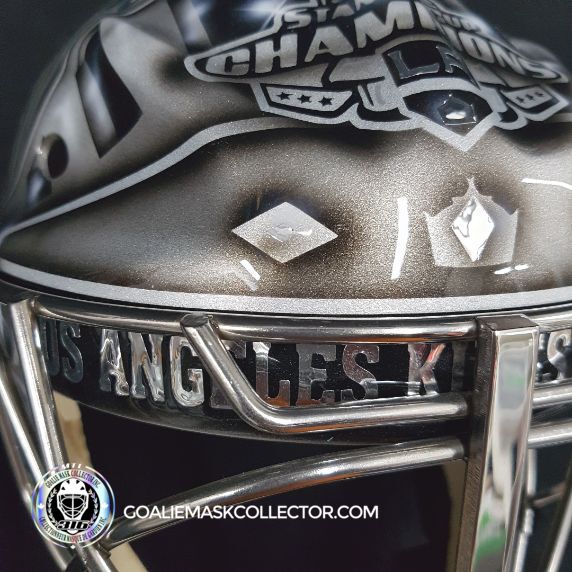 Jonathan Quick Unsigned Goalie Mask Los Angeles Legacy Edition Painted on  Sportm