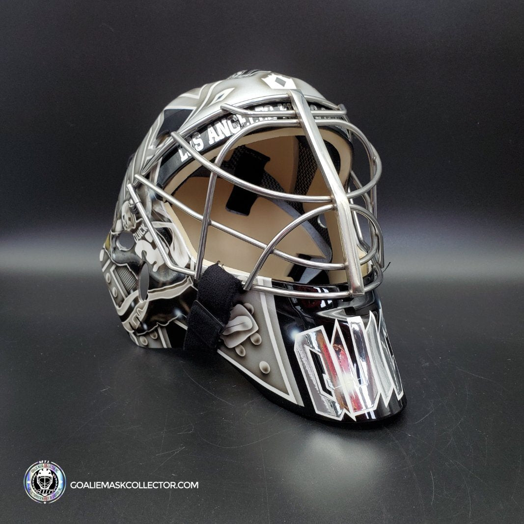 Jonathan Quick Goalie Mask Unsigned Los Angeles Legacy Edition Painted on Sportmask X8 PRO